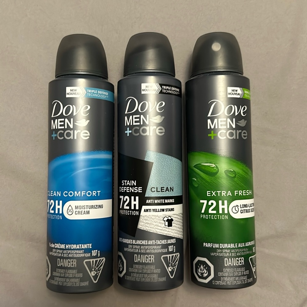 Men’s Dove antiperspirant